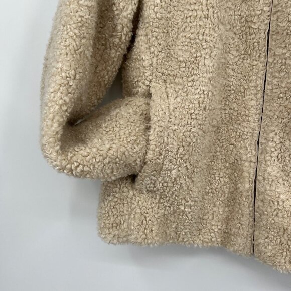 Pendleton Ladies' Fuzzy Zip Jacket Coat Teddy Bear Fall Winter Sherpa Fleece med - Picture 4 of 15